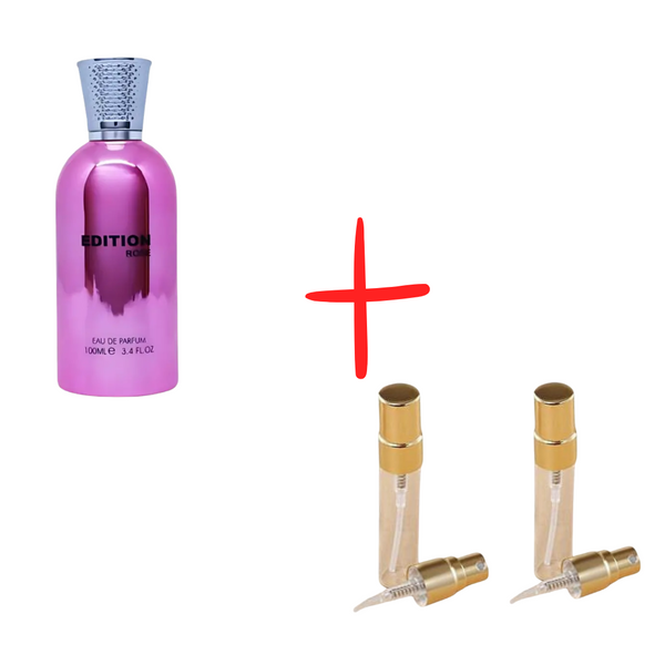 Дамски Парфюм Fragrance World Edition Rose EDP 100 мл. + 2 отливки