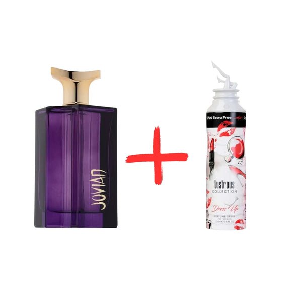 Дамски Парфюм Fragrance World Jovian EDP 100 мл. + Дезодорант My Perfumes Lustrous Collection Dress Up Women 225 мл. - Унисекс