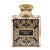 Perfume bottle labeled 'Essence de Noir' with gold and black design on a white background