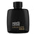 Black Monte Leone Legende Gold perfume bottle on a white background