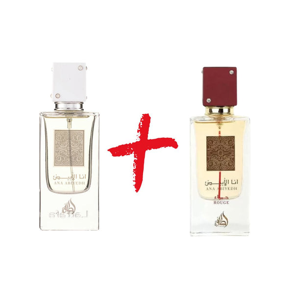 Lattafa Ana Abiyedh & Lattafa Ana Abiyedh Rouge