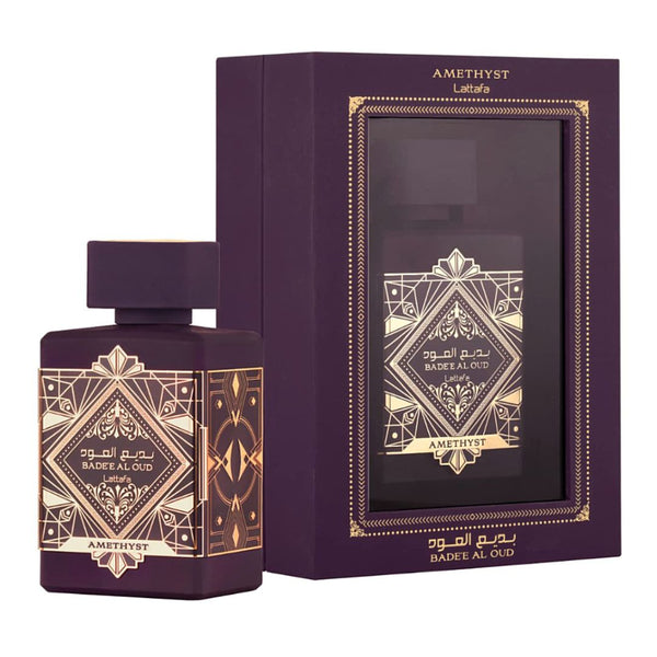 Lattafa Bade'e Al Oud Honor & Glory и Lattafa Bade'e Al Oud Amethyst