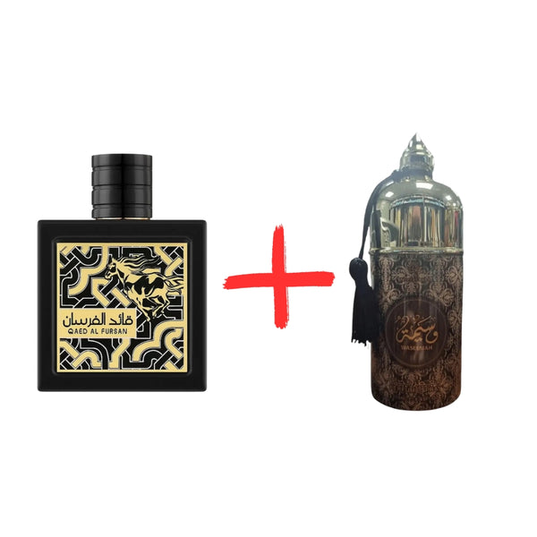 Lattafa Qaed Al Fursan EDP 90 мл. - Унисекс + Дезодорант My Perfumes Waseemah 250 мл. - Унисекс