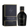 Black 'BAD LAD' perfume bottle and packaging on a white background