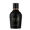Black perfume bottle labeled 'Bad Lad Pour Homme' on a white background