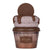 Cupcake-shaped container with Oreo cookie on top on a white background