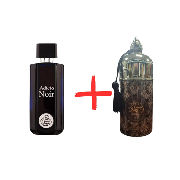 Дамски Парфюм Fragrance World Adicto Noir EDP 100 мл. + Дезодорант My Perfumes Waseemah 250 мл. - Унисекс
