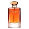 Perfume bottle labeled 'Ophylia Legend' with a gold cap on a white background
