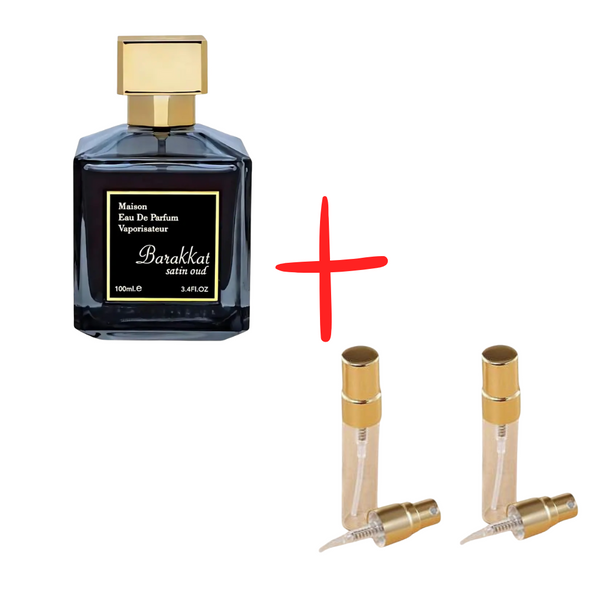 Fragrance World Barakkat Satin Oud EDP 100 мл. - Унисекс + 2 отливки
