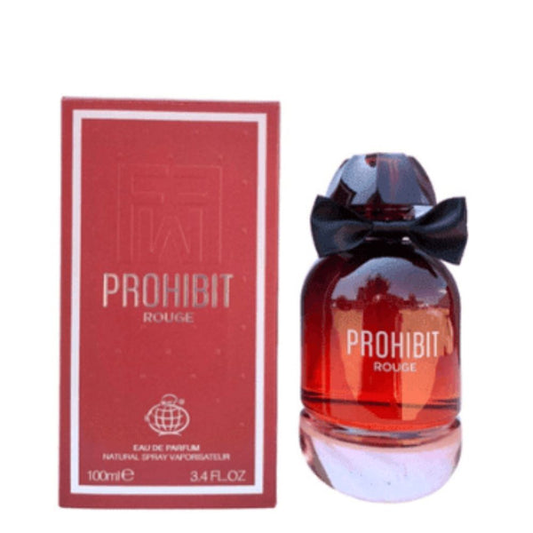 Fragrance World Prohibit Rouge и Lattafa Liam Blue Shine