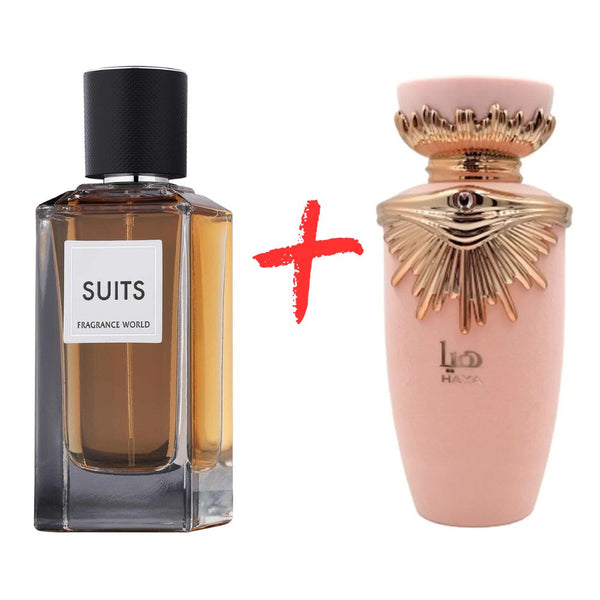 Fragrance World Suits + Lattafa Haya