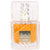 Perfume bottle with orange liquid and 'Khamrah' branding on a white background