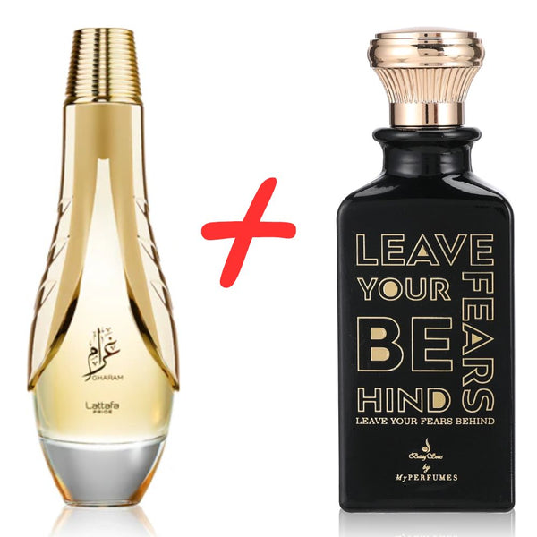Lattafa Pride Gharam + My Perfume Leave Your Fears Behind