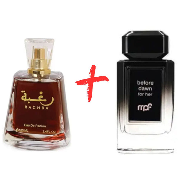 My Perfumes Before Dawn For Her + Lattafa Raghba