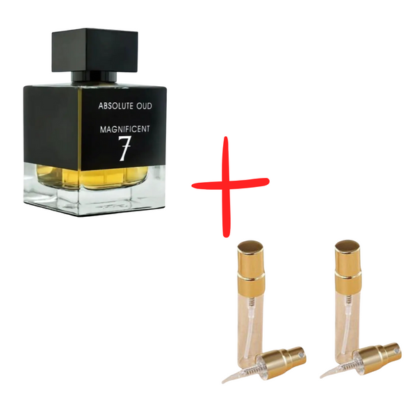Мъжки Парфюм Fragrance World Absolute Oud Magnificent 7 EDP 100 мл. + 2 отливки