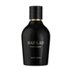 Black perfume bottle labeled 'Bad Lad Pour Homme' on a white background